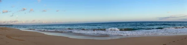 Pôr Sol Kekaha Beach Park Kauai Havaí — Fotografia de Stock