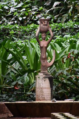 KOLOA HI - AUG 21: Mermaid Room at Allerton Garden - National Tropical Botanical Garden in Koloa on Kauai Island in Hawaii, as seen on Aug 21, 2021.