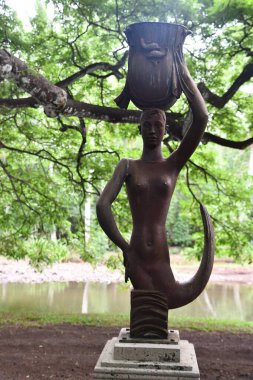 KOLOA HI - AUG 21: Mermaid Room at Allerton Garden - National Tropical Botanical Garden in Koloa on Kauai Island in Hawaii, as seen on Aug 21, 2021.