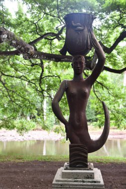 KOLOA HI - AUG 21: Mermaid Room at Allerton Garden - National Tropical Botanical Garden in Koloa on Kauai Island in Hawaii, as seen on Aug 21, 2021.