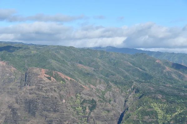 Vista Desde Parque Estatal Waimea Canyon Waimea Kauai Hawaii —  Fotos de Stock