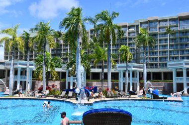 LIHUE, HI - 19 AUG Kauai Adası, Hawaii 'deki Marriott Kauai Beach Club, 19 Ağustos 2021' de görüldüğü üzere.