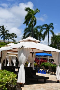LIHUE, HI - 19 AUG Kauai Adası, Hawaii 'deki Marriott Kauai Beach Club, 19 Ağustos 2021' de görüldüğü üzere.