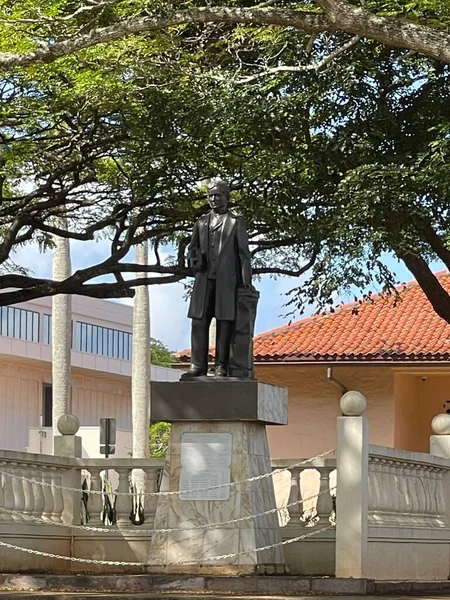 Lihue Ago Monumento Nacionalista Filipino José Rizal Museo Kauai Lihue —  Fotos de Stock