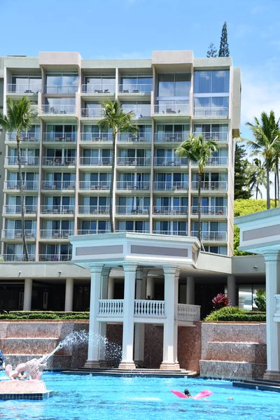 LIHUE, HI - 19 AUG Kauai Adası, Hawaii 'deki Marriott Kauai Beach Club, 19 Ağustos 2021' de görüldüğü üzere.