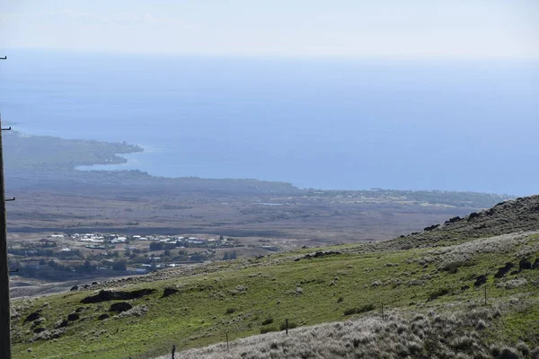 Fahren Auf Der Kohala Mountain Road Bei Hawi Auf Big — Stockfoto