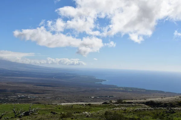 Οδήγηση Στο Kohala Mountain Road Στο Hawi Στο Big Island — Φωτογραφία Αρχείου