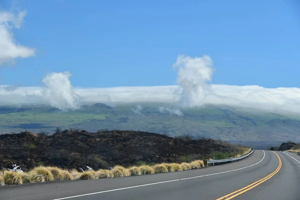 Fahren Auf Der Kohala Mountain Road Bei Hawi Auf Big — Stockfoto