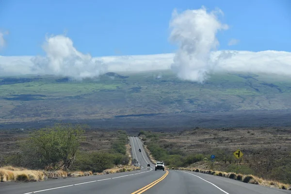 Fahren Auf Der Kohala Mountain Road Bei Hawi Auf Big — Stockfoto