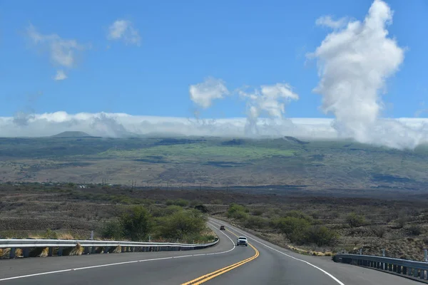 Jízda Horské Silnici Kohala Hawi Velkém Ostrově Havaji — Stock fotografie