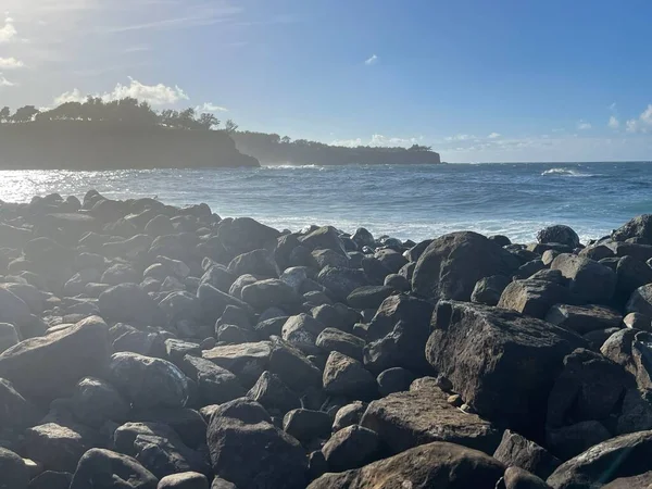 ハワイのビッグアイランドのカパウにあるKeokea Beach Parkからの眺め — ストック写真