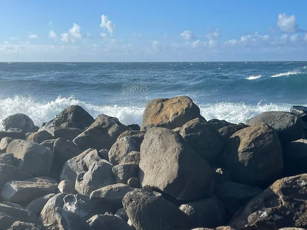 Blick Vom Keokea Beach Park Kapaau Auf Big Island Auf — Stockfoto