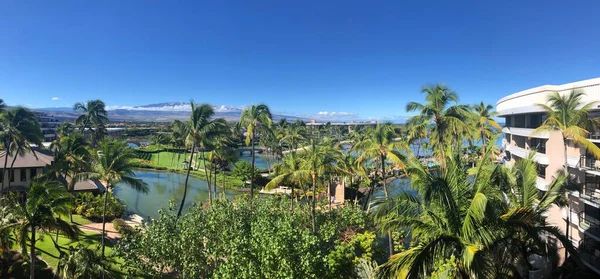 Waikoloa Aug Hawaii Deki Hilton Waikoloa Village Resort Ağustos 2021 — Stok fotoğraf