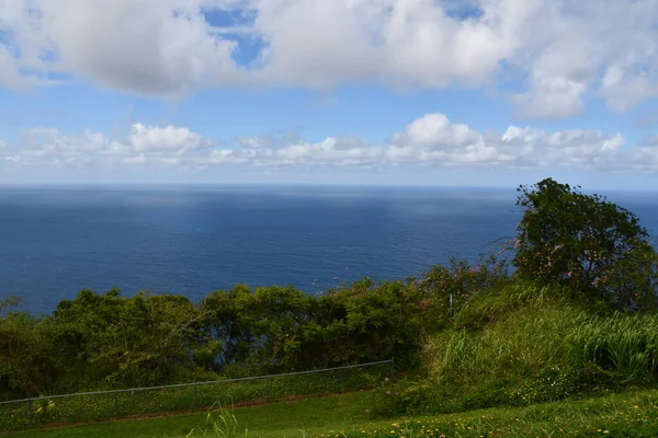 Вид Долины Пио Уэймеа Большом Острове Гавайях Сша — стоковое фото