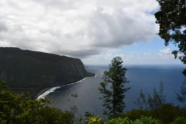 Vista Waipio Valley Lookout Waimea Big Island Havaí Eua — Fotografia de Stock