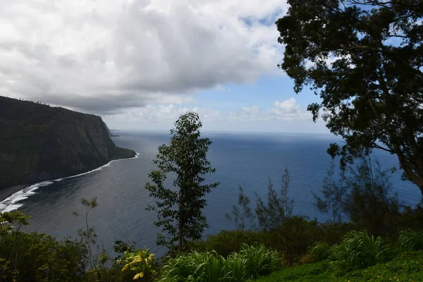 Waipio Vadisi Nin Waimea Daki Manzarası Hawaii Deki Büyük Ada — Stok fotoğraf