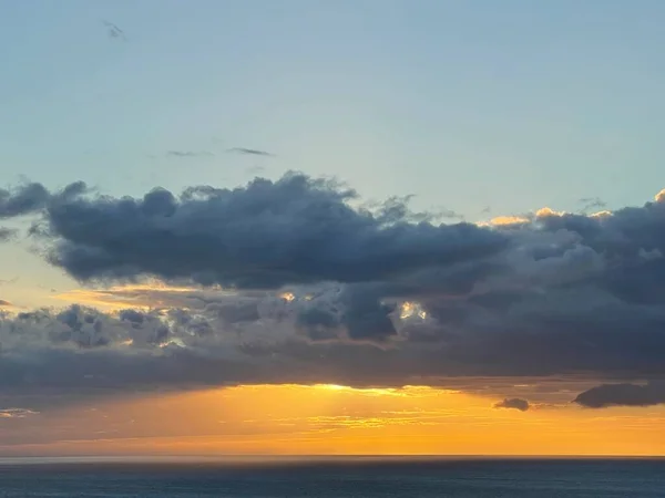 Zachód Słońca Nad Oceanem Spokojnym Kailua Kona Hawajach — Zdjęcie stockowe