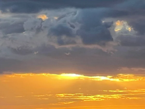 Pôr Sol Sobre Oceano Pacífico Kailua Kona Havaí — Fotografia de Stock