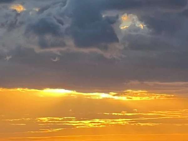 Puesta Sol Sobre Océano Pacífico Kailua Kona Hawai — Foto de Stock