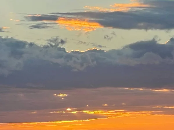 Захід Сонця Над Тихим Океаном Кайлуа Кона Гаваї — стокове фото