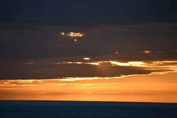 Západ Slunce Nad Tichým Oceánem Kailua Kona Havaji — Stock fotografie