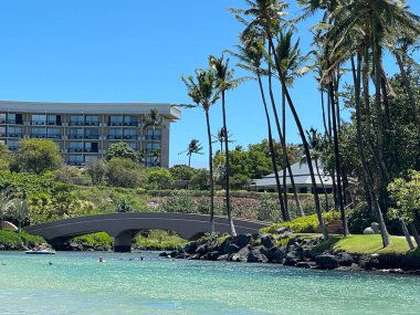 WAIKOLOA, HI - 26 AUG Hawaii 'deki Hilton Waikoloa Village Resort, 26 Ağustos 2021' de görüldüğü gibi.