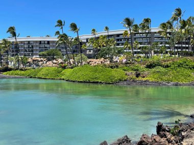 WAIKOLOA, HI - 26 AUG Hawaii 'deki Hilton Waikoloa Village Resort, 26 Ağustos 2021' de görüldüğü gibi.