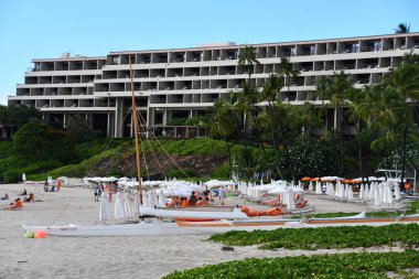 WAIMEA HI - 25 AUG: Mauna Kea Beach Oteli, Otograf Koleksiyonu, Hawaii 'deki Waimea' da, 25 Ağustos 2021 'de görüldüğü gibi.