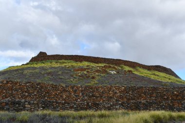 Puukohola Heiau National Historic Site in Waimea on Big Island, Hawaii clipart