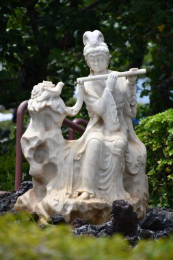 WAIKOLOA, HI - 26 AUG Hawaii 'deki Hilton Waikoloa Village Resort' ta sanat koleksiyonu, 26 Ağustos 2021 'de görüldüğü gibi..