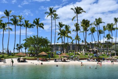 WAIKOLOA, HI - 26 AUG Hawaii 'deki Hilton Waikoloa Village Resort, 26 Ağustos 2021' de görüldüğü gibi.