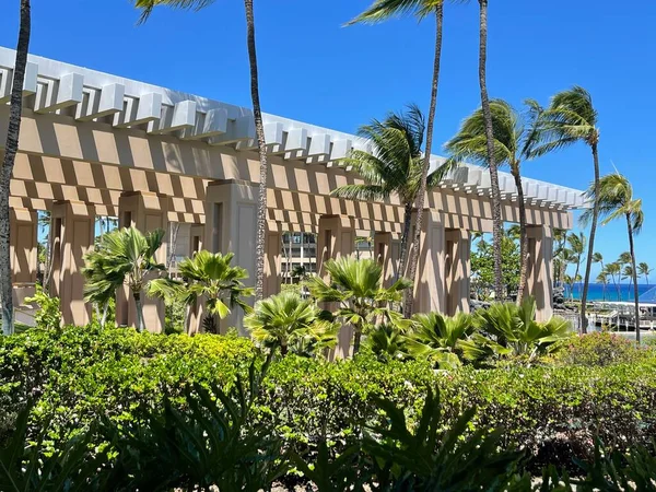 Waikoloa Aug Hawaii Deki Hilton Waikoloa Village Resort Ağustos 2021 — Stok fotoğraf