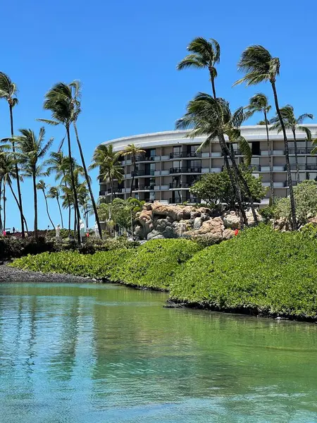 Waikoloa Agosto Hilton Waikoloa Village Resort Sulla Big Island Alle — Foto Stock