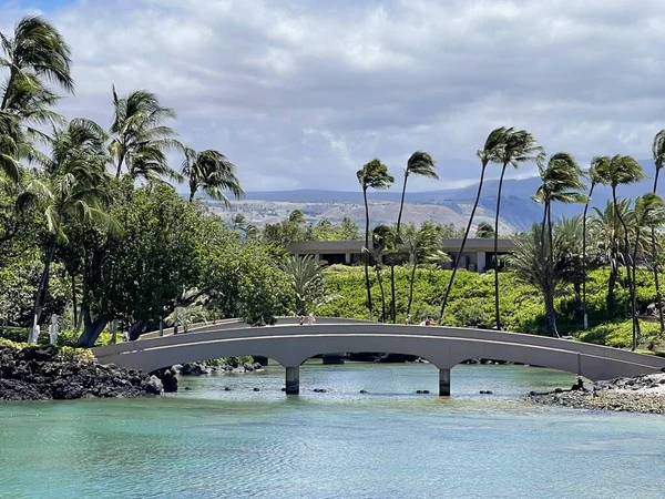 Waikoloa Agosto Hilton Waikoloa Village Resort Sulla Big Island Alle — Foto Stock