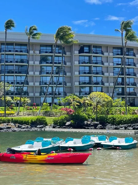 Waikoloa Aug Atividades Aquáticas Hilton Waikoloa Village Resort Big Island — Fotografia de Stock