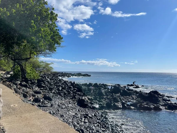 Mahukona Beach Park Waimea Sulla Grande Isola Delle Hawaii — Foto Stock