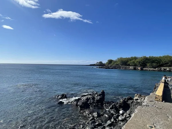 夏威夷大岛威梅亚的Mahukona海滩公园 — 图库照片