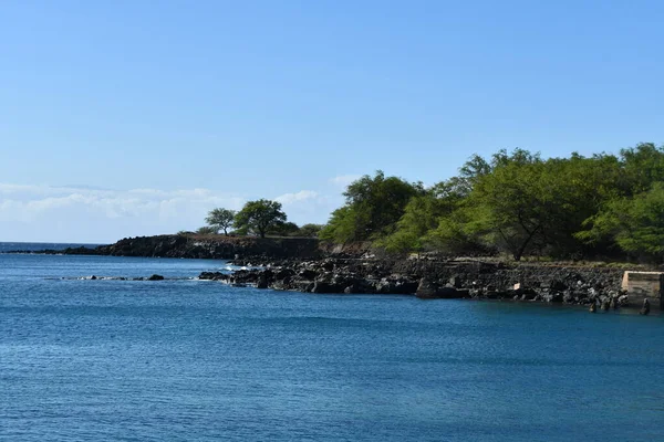 夏威夷大岛威梅亚的Mahukona海滩公园 — 图库照片