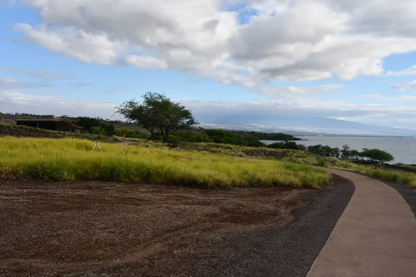 Puukohola Heiau Nemzeti Történelmi Helyszín Waimeában Hawaii Szigetén — Stock Fotó