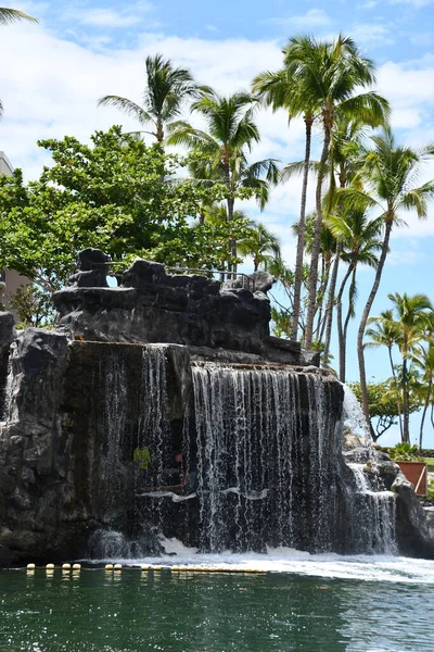 Waikoloa Aug Hilton Waikoloa Village Resort Big Island Hawaii Seen — Stock Photo, Image