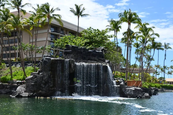 Waikoloa Agosto Hilton Waikoloa Village Resort Sulla Big Island Alle — Foto Stock