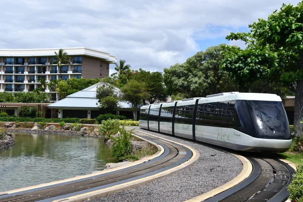 Waikoloa Août Tram Villégiature Hilton Waikoloa Village Resort Sur Big — Photo