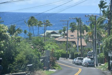 Hawaii 'de Büyük Ada' da dolaşırken