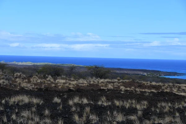 Vista Del Océano Pacífico Desde Isla Grande Hawai —  Fotos de Stock