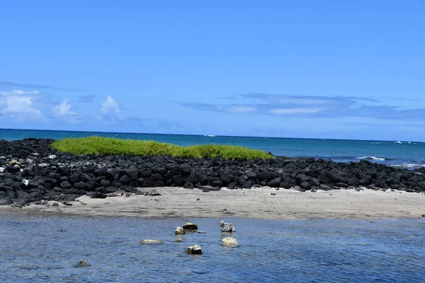 Playa Honokohau Kailua Kona Isla Grande Hawaii —  Fotos de Stock