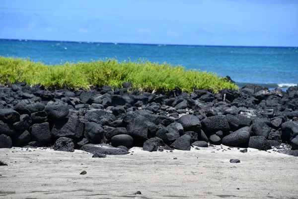 Honokohau Strand Kailua Kona Ban Nagy Szigeten Hawaii — Stock Fotó