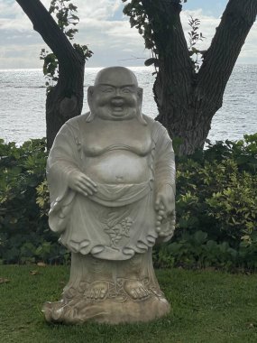 WAIKOLOA, HI - 26 AUG Hawaii 'deki Hilton Waikoloa Village Resort' ta sanat koleksiyonu, 26 Ağustos 2021 'de görüldüğü gibi..