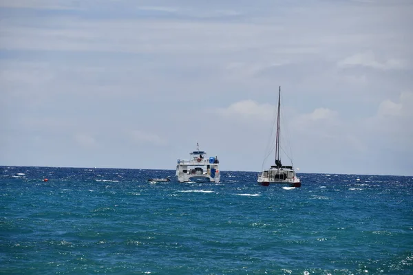 Пляж Ниумалу Заливе Кайлуа Кайлуа Кона Большом Острове Гавайях — стоковое фото