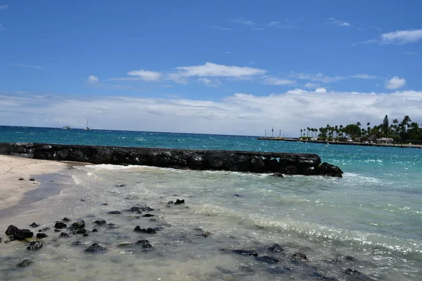 Playa Niumalu Bahía Kailua Kailua Kona Isla Grande Hawaii —  Fotos de Stock