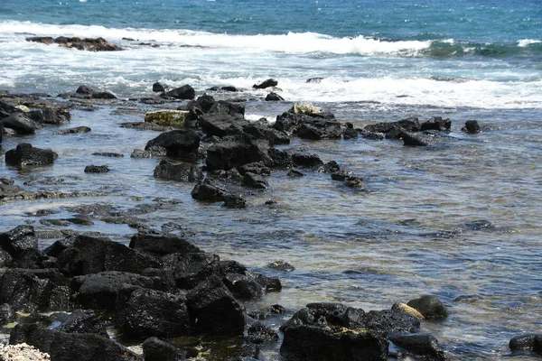 Niumalu Beach Der Kailua Bay Kailua Kona Auf Der Big — Stockfoto